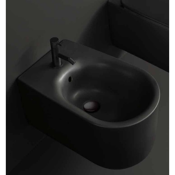 Биде подвесное Kerasan Nolita 532531*1, черный фото 5