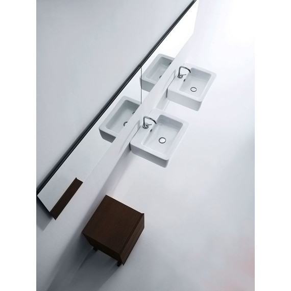 Раковина подвесная Kerasan Ego 70 см 325001*1 - 3 Раковина подвесная Kerasan Ego 70 см 325001*1 фото 3