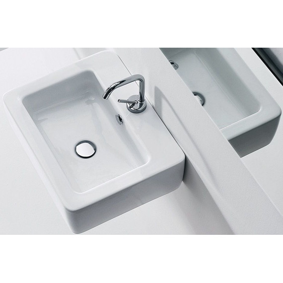 Раковина подвесная Kerasan Ego 60 см 324201*1 - 5 Раковина подвесная Kerasan Ego 60 см 324201*1 фото 5