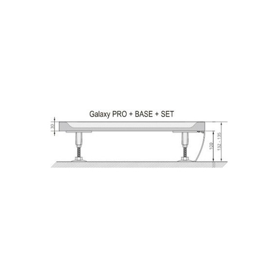 Панель с креплением Ravak Elipso Pro 100 см Set XA93A001010 - 2 Панель с креплением Ravak Elipso Pro 100 см Set XA93A001010 фото 2