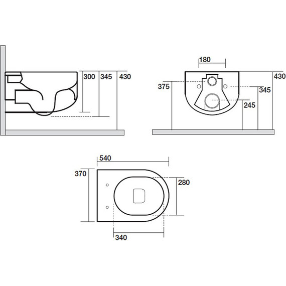 Унитаз подвесной безободковый Kerasan Flo 311101 фото 7