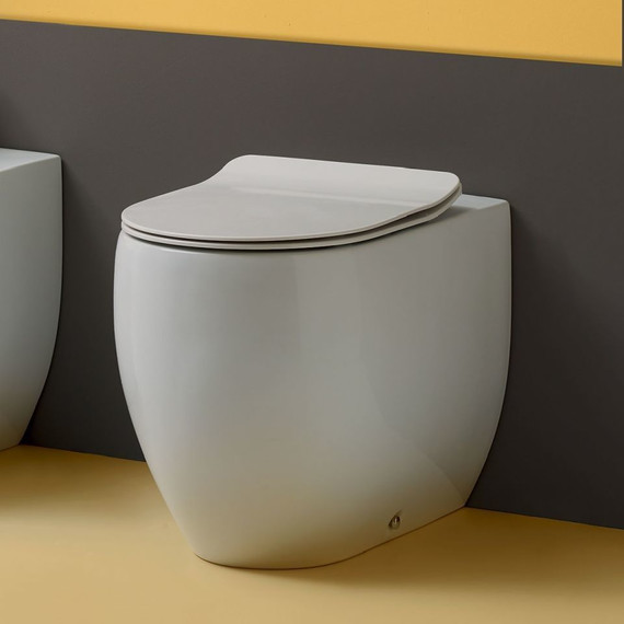 Унитаз приставной Kerasan Flo 311801bi, глубина 560 мм фото 3