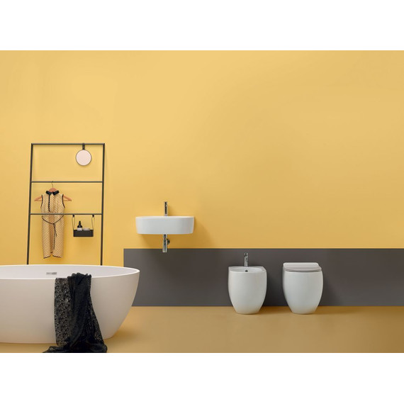 Биде напольное Kerasan Flo 312201*1, глубина 560 мм фото 10