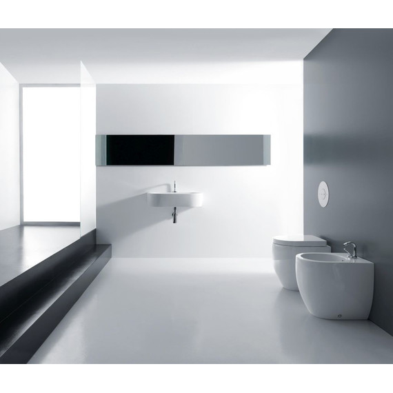 Биде напольное Kerasan Flo 312101*1, глубина 480 мм фото 5