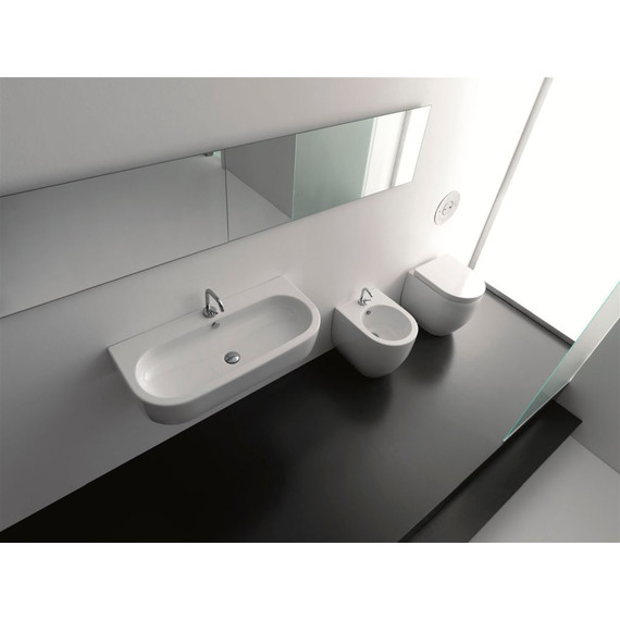 Биде напольное Kerasan Flo 312101*1, глубина 480 мм фото 6