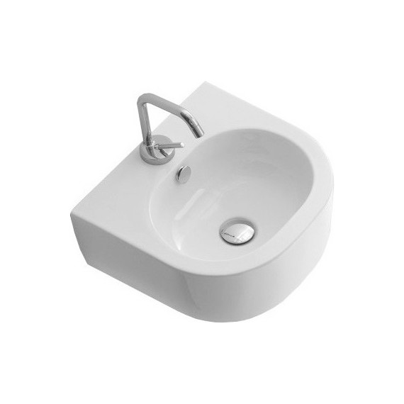 Раковина подвесная Kerasan Flo 40 см 314901bi*1 фото 