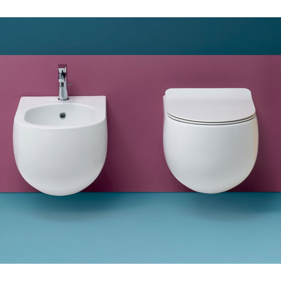 Унитаз подвесной безободковый Kerasan Flo 311101 фото 3