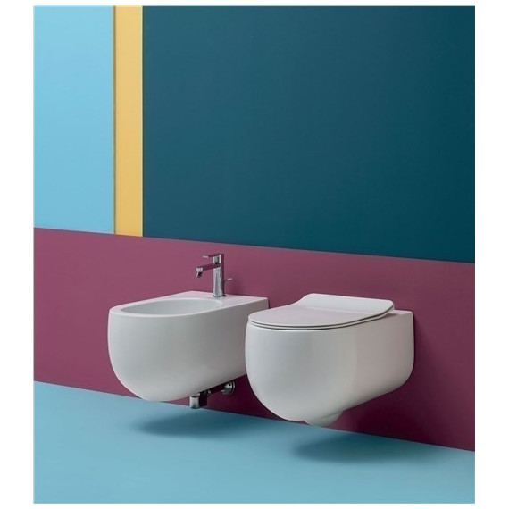 Унитаз подвесной безободковый Kerasan Flo 311101 фото 4