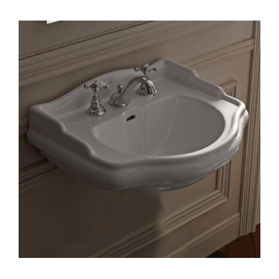 Раковина подвесная Kerasan Retro 55 см 104501*3 - 2 Раковина подвесная Kerasan Retro 55 см 104501*3 фото 2