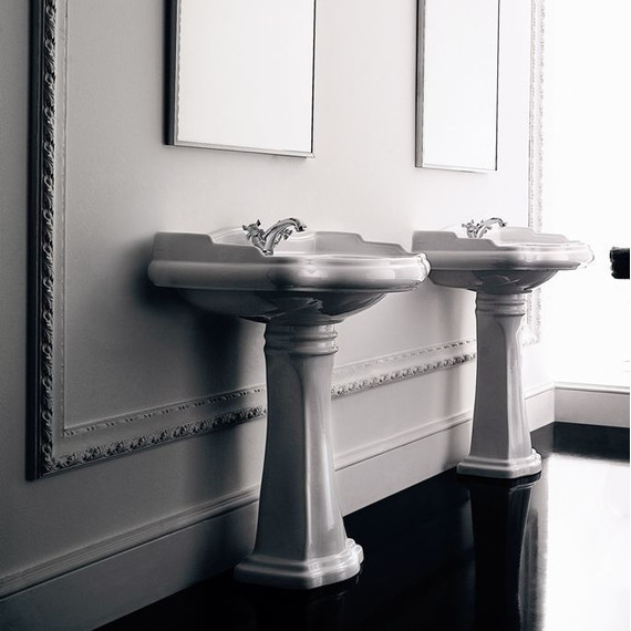 Раковина с пьедесталом Kerasan Retro 55 см 104501*1 - 3 Раковина с пьедесталом Kerasan Retro 55 см 104501*1 фото 3