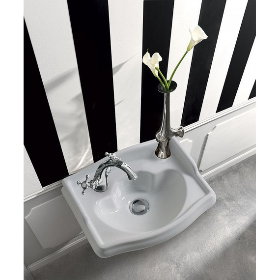 Раковина подвесная Kerasan Retro 40 см 103301*1 sx L - 2 Раковина подвесная Kerasan Retro 40 см 103301*1 sx L фото 2