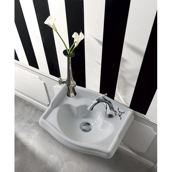 Раковина подвесная Kerasan Retro 40 см 103301*0 - 3 Раковина подвесная Kerasan Retro 40 см 103301*0 фото 3