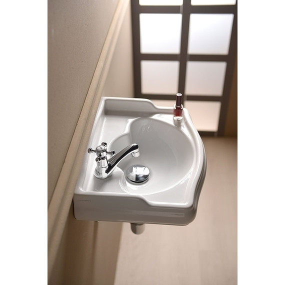 Раковина подвесная Kerasan Retro 40 см 103301*1 sx L - 3 Раковина подвесная Kerasan Retro 40 см 103301*1 sx L фото 3