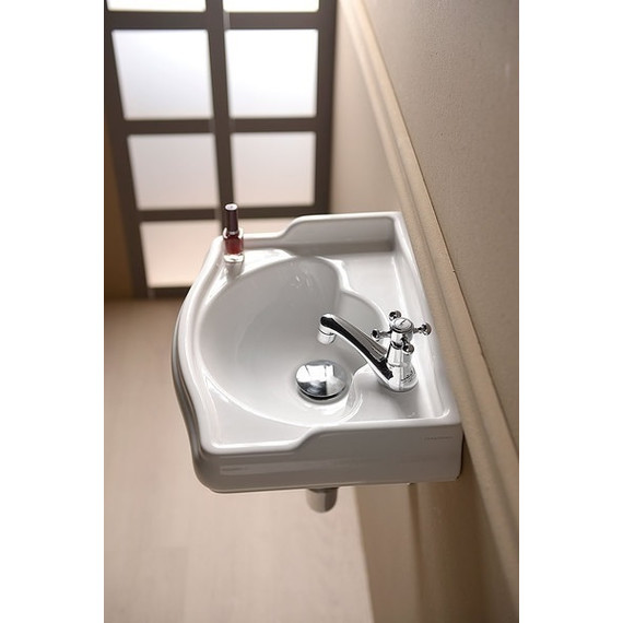 Раковина подвесная Kerasan Retro 40 см 103301*0 - 4 Раковина подвесная Kerasan Retro 40 см 103301*0 фото 4