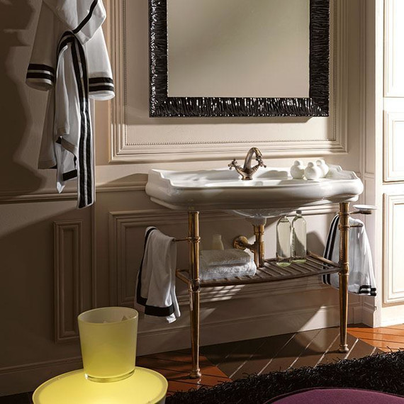 Раковина с консолью Kerasan Retro 100 см 105001*1 фото 5