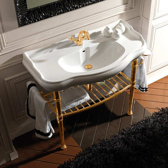 Раковина с консолью Kerasan Retro 100 см 105001*1 фото 9