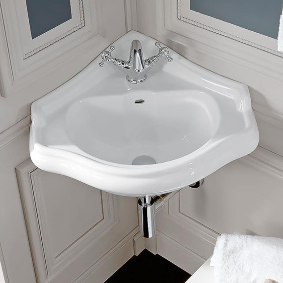 Раковина угловая Kerasan Retro 41 см 103201*1 - 3 Раковина угловая Kerasan Retro 41 см 103201*1 фото 3