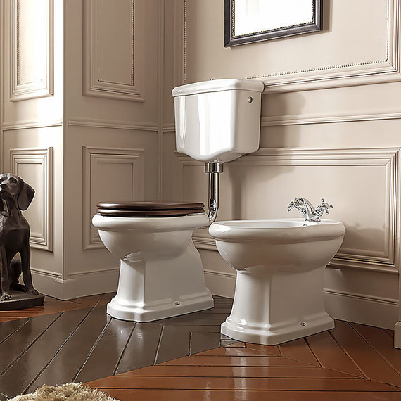 Биде напольное Kerasan Retro 102001*1 - 4 Биде напольное Kerasan Retro 102001*1 фото 4