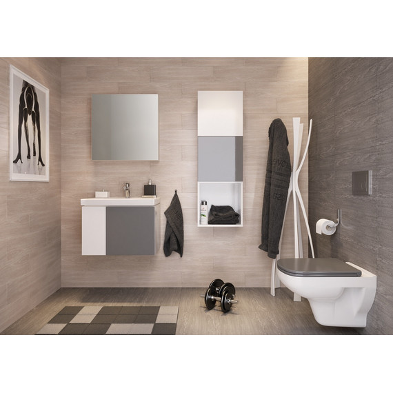 Раковина подвесная Cersanit Colour 60 см UM-COL60/1 фото 4