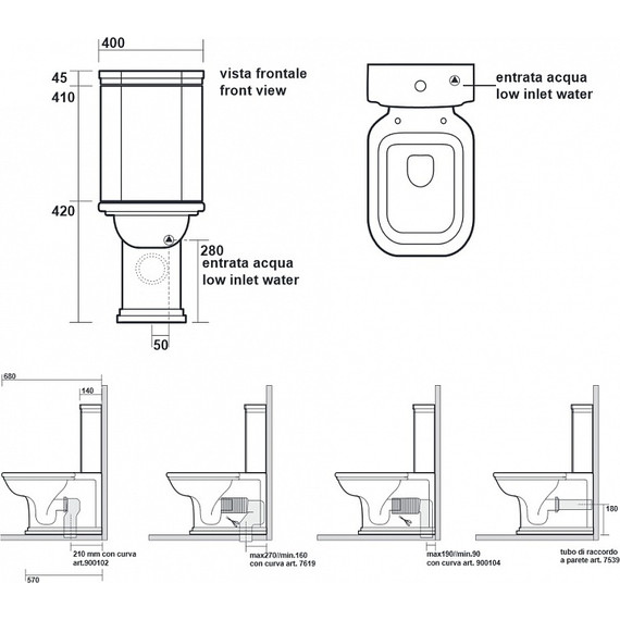 Унитаз-компакт Kerasan Waldorf (411701+418101+750990 Geberit+760390cr) - 10 Унитаз-компакт Kerasan Waldorf (411701+418101+750990 Geberit+760390cr) фото 10