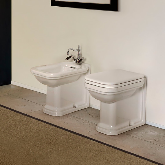 Унитаз приставной Kerasan Waldorf 411801bi фото 3