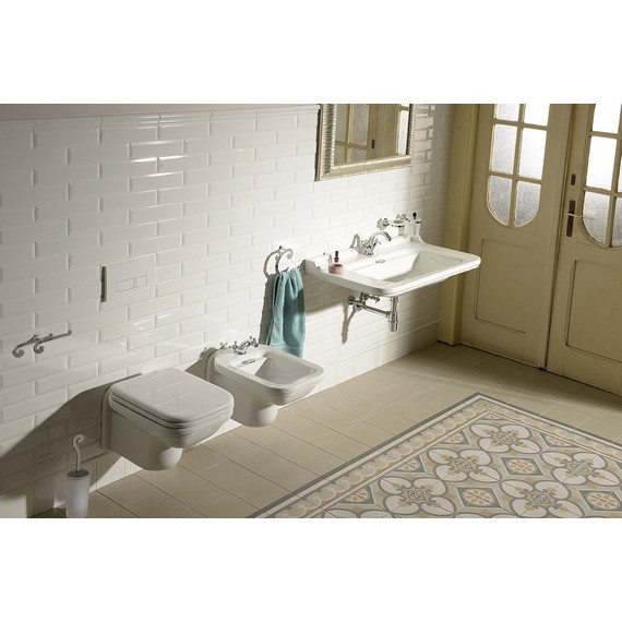 Раковина подвесная Kerasan Waldorf 120 см 4144K1bi/cr*1 - 2 Раковина подвесная Kerasan Waldorf 120 см 4144K1bi/cr*1 фото 2