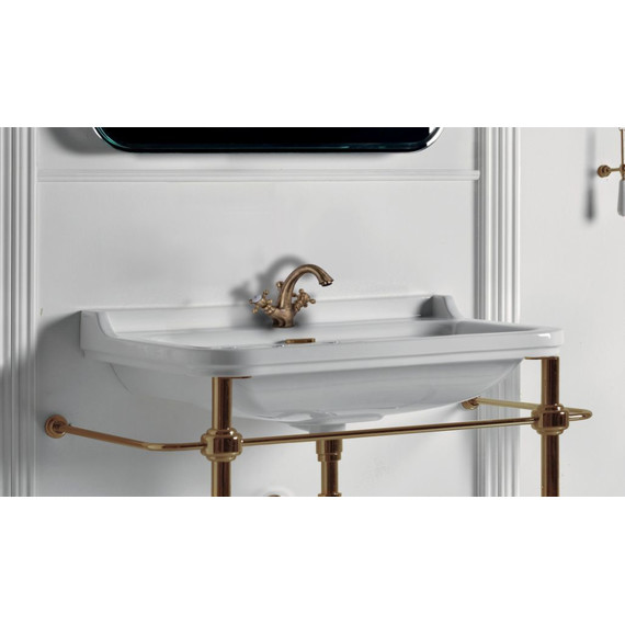 Раковина подвесная Kerasan Waldorf 120 см 4144K1bi/cr*1 - 3 Раковина подвесная Kerasan Waldorf 120 см 4144K1bi/cr*1 фото 3