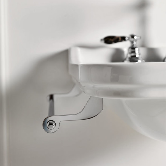 Раковина подвесная Kerasan Waldorf 60 см 4140K1bi/cr*1 фото 7