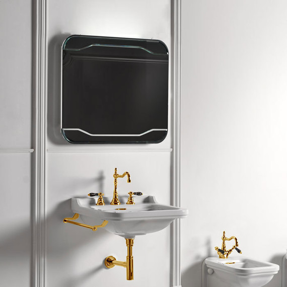 Раковина подвесная Kerasan Waldorf 60 см 4140K1bi/cr*1 фото 3