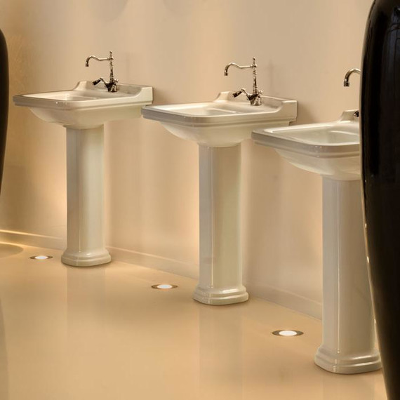 Раковина с пьедесталом Kerasan Waldorf 80 см 4141K1bi/cr*1 фото 2