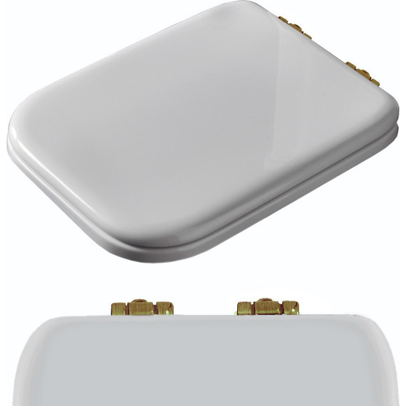 Сиденье с крышкой для унитаза Kerasan Waldorf микролифт 418801bi/cr фото 3