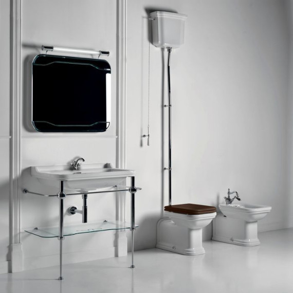 Раковина с консолью Kerasan Waldorf 100 см 4142K1bi/cr*1 фото 7