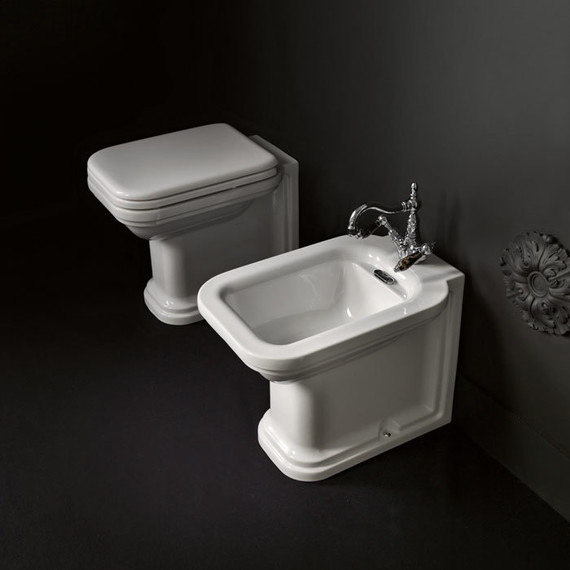 Биде напольное Kerasan Waldorf 4121K1bi/cr*1 фото 4