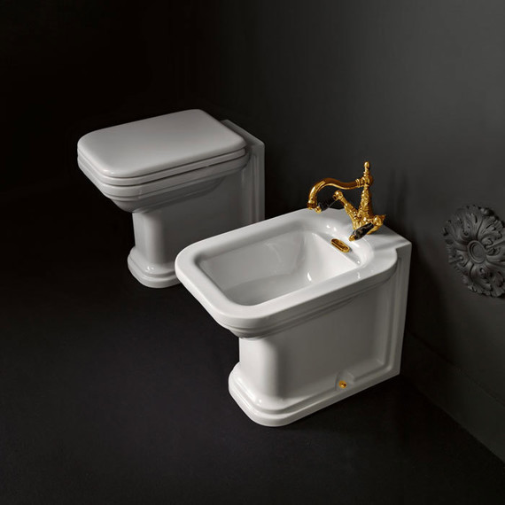 Биде напольное Kerasan Waldorf 4121K1bi/cr*1 фото 6