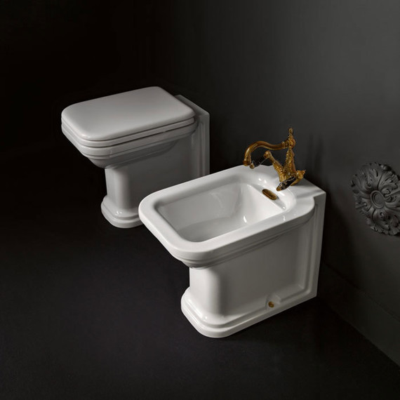 Биде напольное Kerasan Waldorf 4121K1bi/cr*1 фото 8