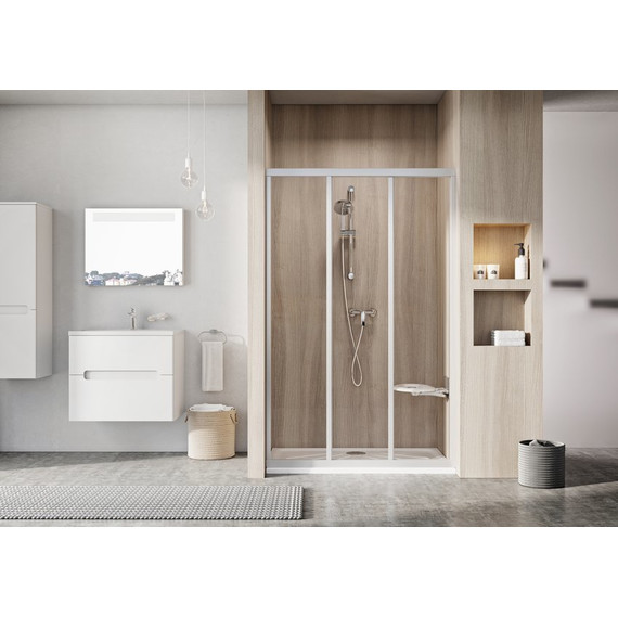 Душевая дверь Ravak Supernova ASDP3 80 см 00V4010211 белый/pearl, Цвет стекла: матовое, Цвет профиля: белый, Размер - мм: 800 - 3 Душевая дверь Ravak Supernova ASDP3 80 см 00V4010211 белый/pearl, Цвет стекла: матовое, Цвет профиля: белый, Размер - мм: 800 фото 3