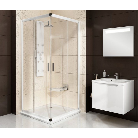 Душевое ограждение Ravak Blix BLRV2K 110 см 1XVD0100Z1 белый/прозрачное фото 3