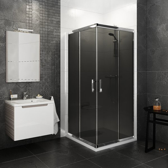 Душевое ограждение Ravak Blix BLRV2K 90 см 1XV70C00Z1 алюминий/прозрачное фото 3