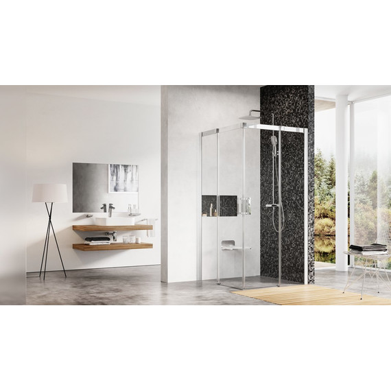 Душевое ограждение Ravak Matrix MSRV4 100 см 1WVAA100Z1 белый/прозрачное фото 3