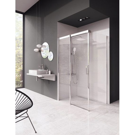 Душевое ограждение Ravak Matrix MSDPS 100х80 см 0WLA4100Z1 L белый/прозрачное фото 5