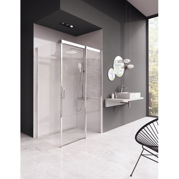 Душевое ограждение Ravak Matrix MSDPS 100х100 см 0WPAAC00Z1 R алюминий/прозрачное фото 5