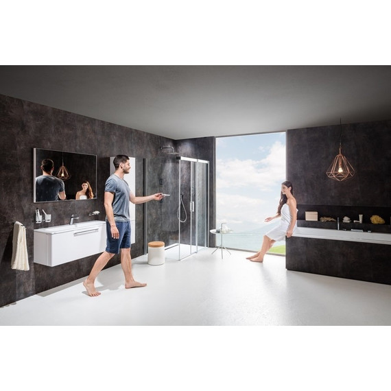 Душевое ограждение Ravak Matrix MSDPS 100х80 см 0WPA4100Z1 R белый/прозрачное фото 8