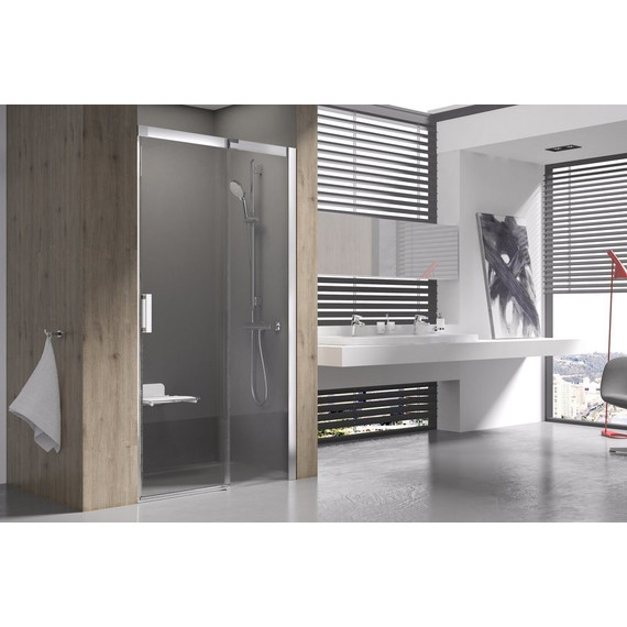 Душевая дверь Ravak Matrix MSD2 100 см 0WPA0100Z1 R белый/прозрачное - 4 Душевая дверь Ravak Matrix MSD2 100 см 0WPA0100Z1 R белый/прозрачное фото 4