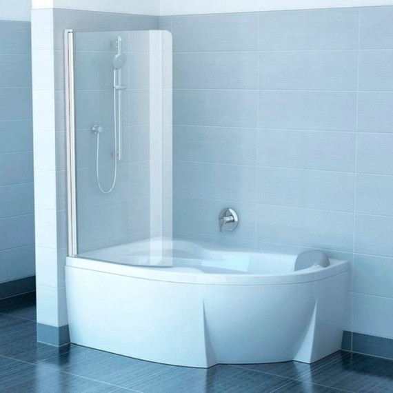 Шторка для ванны Ravak Rosa CVSK1 140/150 7QLM0100Y1 L белый/прозрачное - 2 Шторка для ванны Ravak Rosa CVSK1 140/150 7QLM0100Y1 L белый/прозрачное фото 2