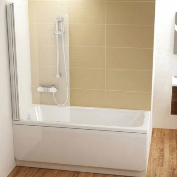 Шторка для ванны Ravak Chrome CVS1 80 см 7QL40C00Z1 L алюминий/прозрачное фото 2