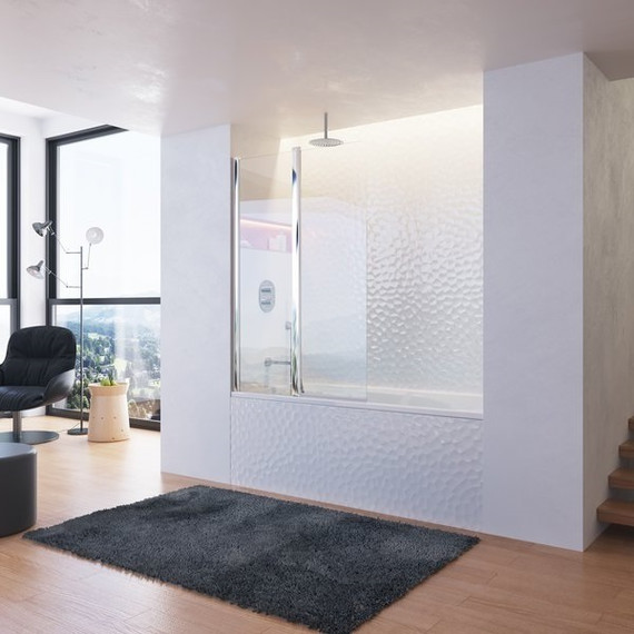 Шторка для ванны Ravak Chrome CVS2 100 см 7QLA0100Z1 L белый/прозрачное - 3 Шторка для ванны Ravak Chrome CVS2 100 см 7QLA0100Z1 L белый/прозрачное фото 3