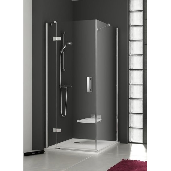 Душевое ограждение Ravak SmartLine SMSD2+SMPS 110х80 см L, хром/прозрачное фото 