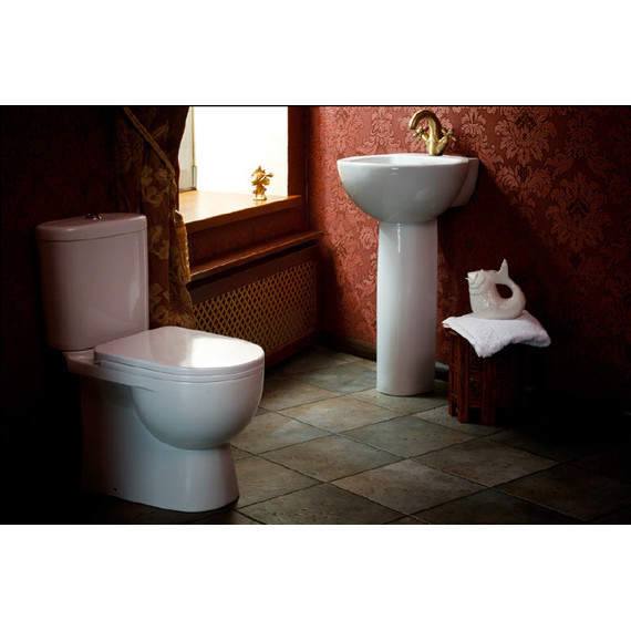Унитаз-компакт Sanita Luxe Art Luxe WC.CC/Art/2-DM/WHT.G/S1 с крышкой микролифт фото 6