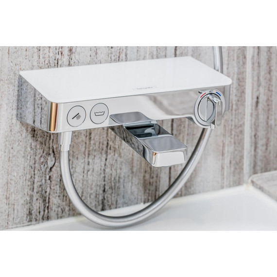 Смеситель для ванны с термостатом Hansgrohe ShowerTablet Select 300 13151400, белый/хром фото 2