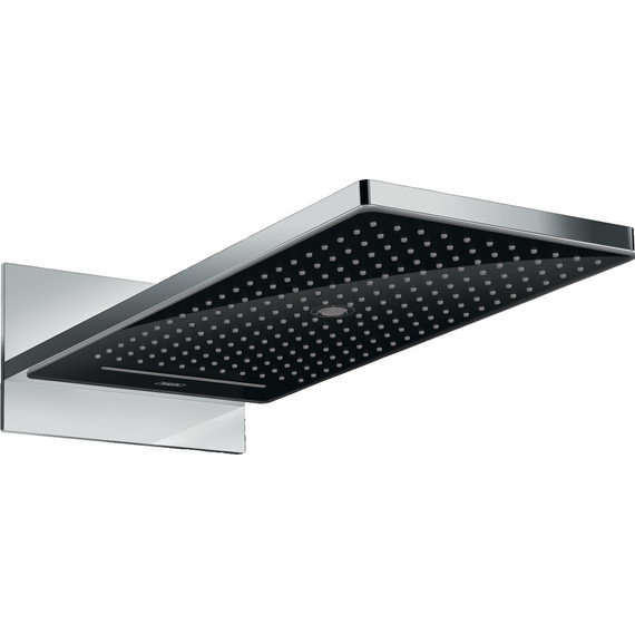 Верхний душ Hansgrohe Rainmaker Select 580 3jet 24001600, латунь/стекло, чёрный/хром фото 